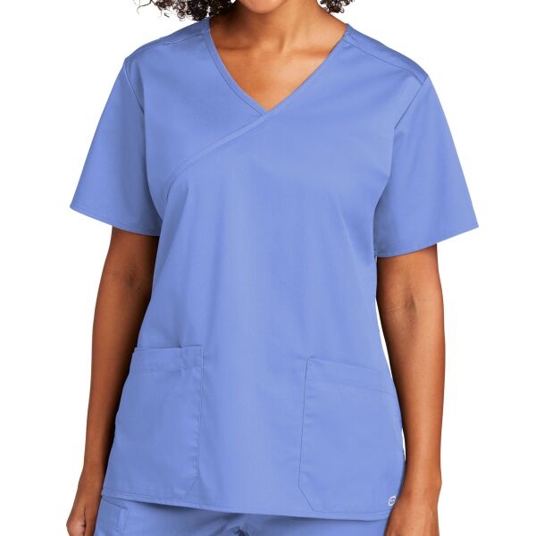 Women's WorkFlex Mock Wrap Top Thumbnail