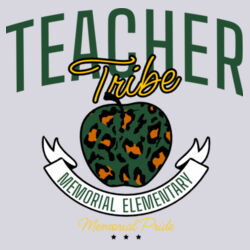 Memorial Teacher Tribe Design ME1 on a Port & Company® - Core Cotton Tee Design