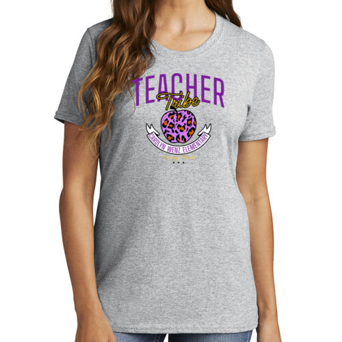 Wenz Teacher Tribe Design WE1 on a Port & Company® - Women's Core Cotton Tee Thumbnail