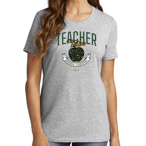 Memorial Teacher Tribe Design ME1 on a Port & Company® - Women's Core Cotton Tee Thumbnail