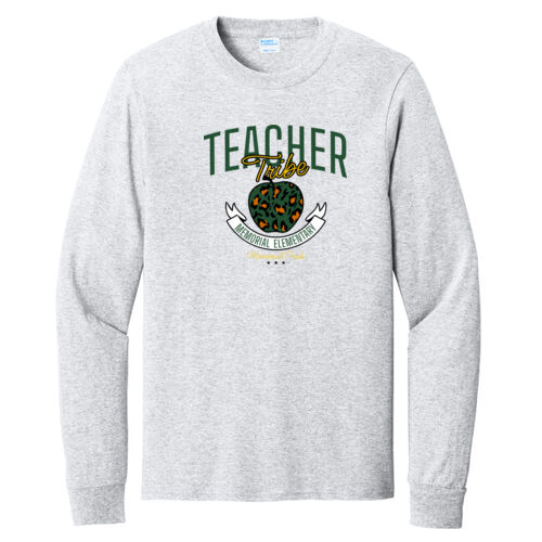 Memorial Teacher Tribe Design ME1 on a Port & Company® - Long Sleeve Core Cotton Tee Thumbnail