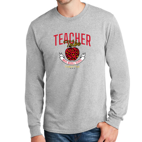 Mayo Teacher Tribe Design MR1 on a Port & Company® - Long Sleeve Core Cotton Tee Thumbnail