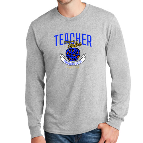 Crestwood Teacher Tribe Design CE1 on a Port & Company® - Long Sleeve Core Cotton Tee Thumbnail