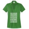 Women's Performance Fine Jacquard Polo Thumbnail